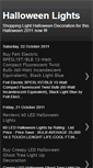 Mobile Screenshot of halloweenlights.blogspot.com