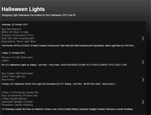 Tablet Screenshot of halloweenlights.blogspot.com