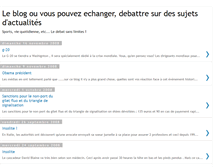 Tablet Screenshot of debat-france.blogspot.com