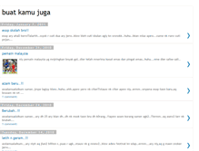 Tablet Screenshot of buatkamujuga.blogspot.com