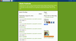 Desktop Screenshot of hindufestiv.blogspot.com