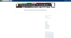 Desktop Screenshot of escapadasbalnearios.blogspot.com