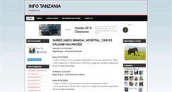 Desktop Screenshot of infotanzania.blogspot.com