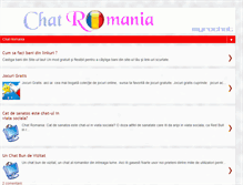 Tablet Screenshot of chat-romania.blogspot.com