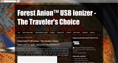 Desktop Screenshot of forestanion-usb-ionizer.blogspot.com