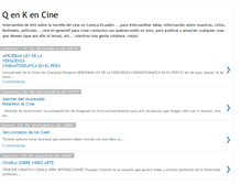 Tablet Screenshot of cineencuenca.blogspot.com