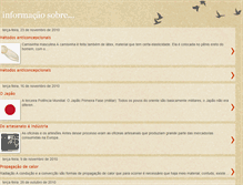 Tablet Screenshot of informacaosobre.blogspot.com