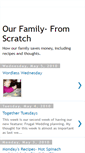 Mobile Screenshot of ourlifefromscratch.blogspot.com