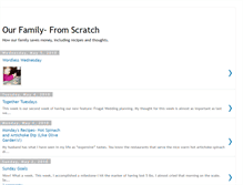 Tablet Screenshot of ourlifefromscratch.blogspot.com