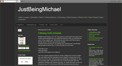 Desktop Screenshot of justbeingmichael.blogspot.com