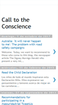 Mobile Screenshot of calltotheconscience.blogspot.com