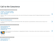 Tablet Screenshot of calltotheconscience.blogspot.com
