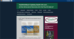 Desktop Screenshot of healthisinreach.blogspot.com