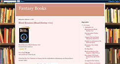 Desktop Screenshot of fantasybooksby.blogspot.com