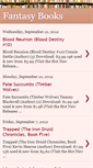 Mobile Screenshot of fantasybooksby.blogspot.com