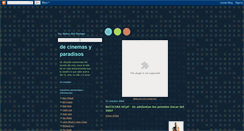 Desktop Screenshot of decinemasyparadisos.blogspot.com