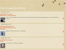 Tablet Screenshot of canterburybirding.blogspot.com