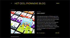 Desktop Screenshot of geelpionneke.blogspot.com