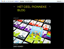 Tablet Screenshot of geelpionneke.blogspot.com