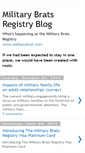 Mobile Screenshot of militarybratsregistry.blogspot.com