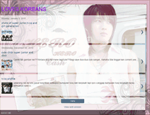 Tablet Screenshot of koreanbandsprofile.blogspot.com