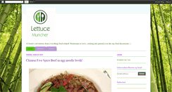 Desktop Screenshot of lisalettucemuncher.blogspot.com