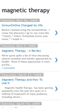 Mobile Screenshot of magnetic-therapy-treatment.blogspot.com