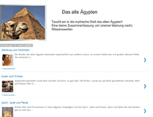 Tablet Screenshot of das-alte-aegypten.blogspot.com