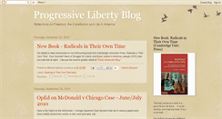 Desktop Screenshot of progressiveliberty.blogspot.com