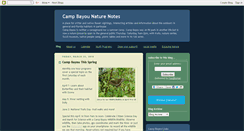 Desktop Screenshot of campbayou.blogspot.com