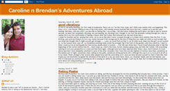 Desktop Screenshot of carolinenbrendanadventuresabroad.blogspot.com