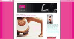Desktop Screenshot of bodybyemilee.blogspot.com