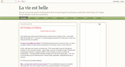 Desktop Screenshot of lavieestbelle54.blogspot.com
