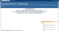Desktop Screenshot of communicationarticle.blogspot.com
