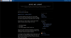 Desktop Screenshot of givemelight.blogspot.com