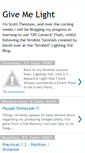 Mobile Screenshot of givemelight.blogspot.com