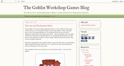 Desktop Screenshot of goblinworkshopgames.blogspot.com