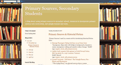 Desktop Screenshot of primarysourcessecondarystudents.blogspot.com