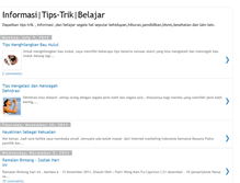 Tablet Screenshot of infobelajarmantap.blogspot.com