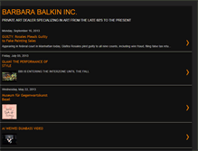 Tablet Screenshot of barbarabalkin.blogspot.com