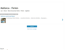 Tablet Screenshot of mallorca-ferien.blogspot.com