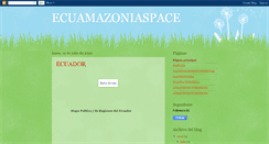 Desktop Screenshot of ecuamazoniaspace.blogspot.com