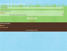 Tablet Screenshot of ecuamazoniaspace.blogspot.com
