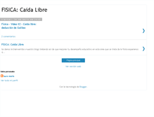 Tablet Screenshot of caidalibrefisica.blogspot.com
