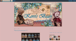 Desktop Screenshot of kerrisbears.blogspot.com