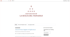 Desktop Screenshot of lasceltadelvignaiolo.blogspot.com