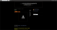 Desktop Screenshot of desesperadamentelunatico.blogspot.com