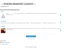 Tablet Screenshot of desesperadamentelunatico.blogspot.com