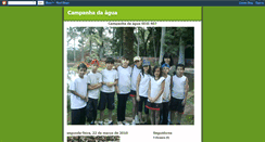 Desktop Screenshot of campanhadaagua.blogspot.com