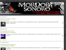 Tablet Screenshot of mordorsonoro.blogspot.com